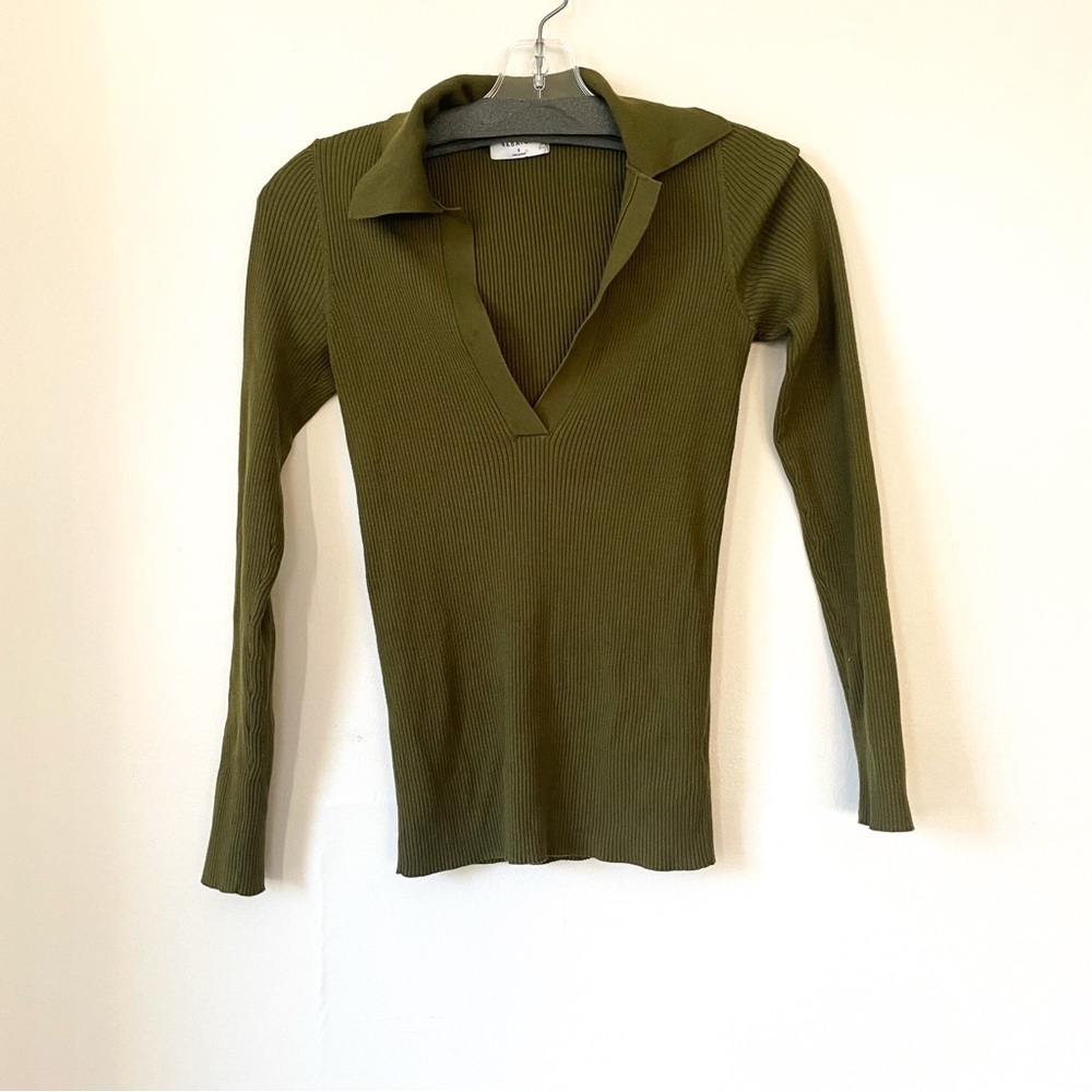 BABATON Leyster Long sleeve Top Sweater Green Size Small